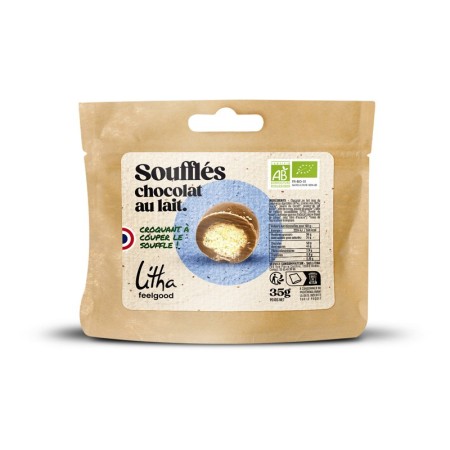 Soufflés Chocolat au Lait 35g - Pause Café - Litha Espresso