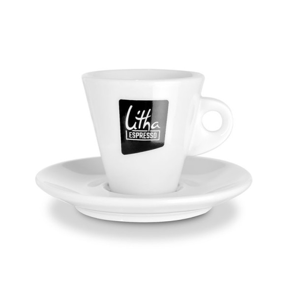 Tasse et sous tasse porcelaine CHR - 6 pièces de chaque
