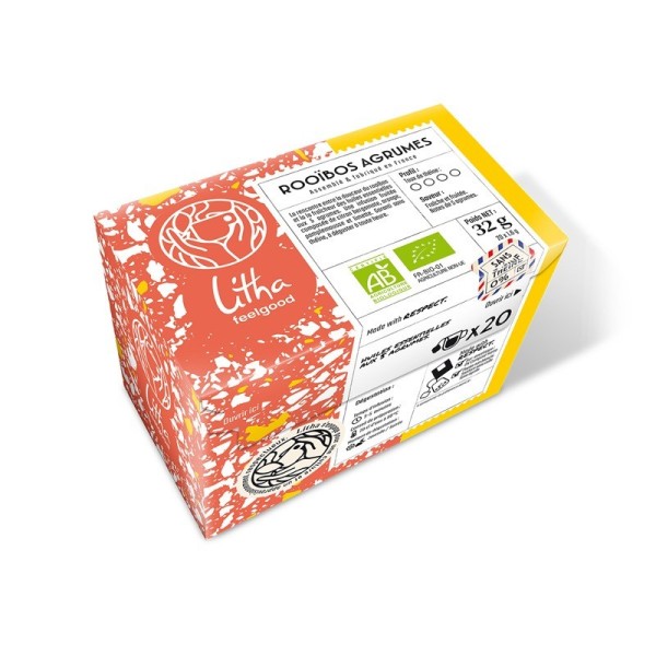 Rooïbos Agrumes Bio - Boite de 20 infusettes