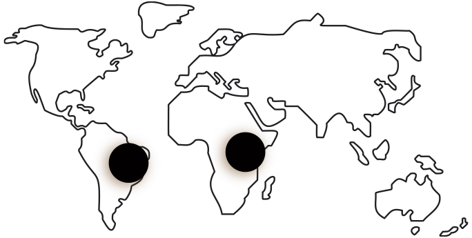 Origines Brésil et Ouganda